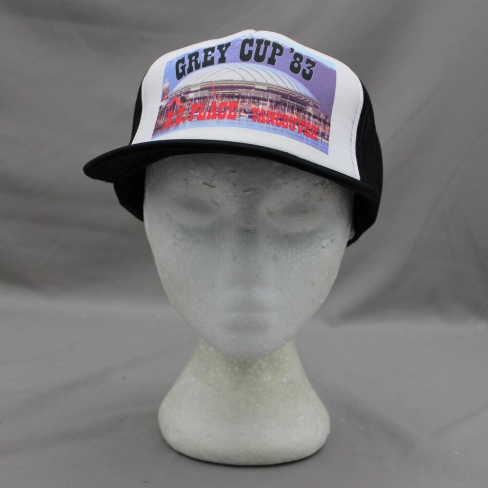 CFL Trucker Hat (VTG) - Grey Cup 1983 Official Trucker Hat - Adult Snapback - Picture 3 of 8